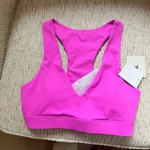 Brand New Fabletics Hot Pink Sports Bra